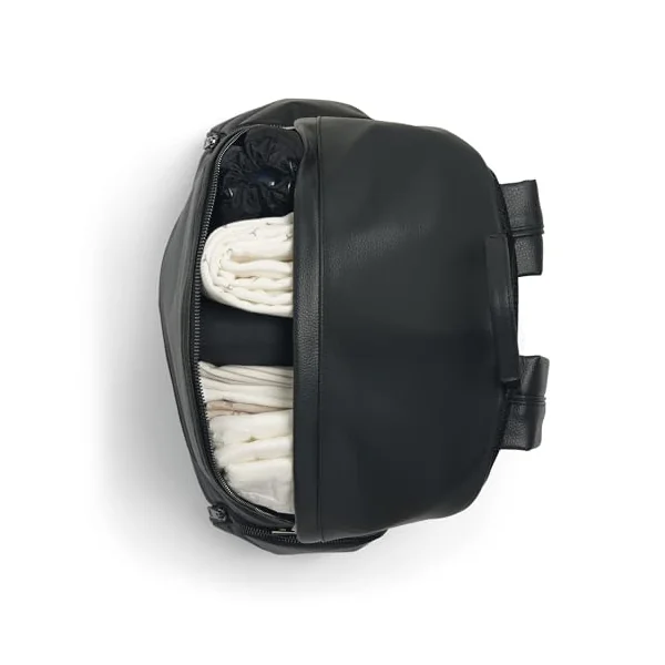 Mamas & Papas Ocarro Luxe Backpack Baby Nappy Changing Bag inc Bottle Holder and Changing Mat - Black