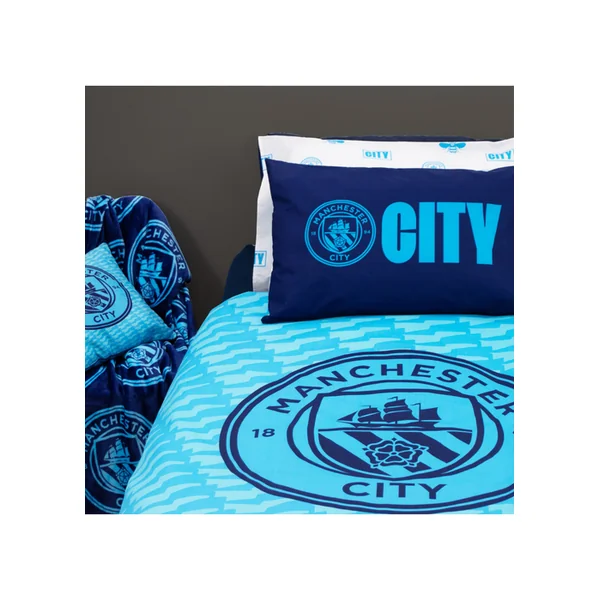 Man City FC Crestcol Duvet Cover Set