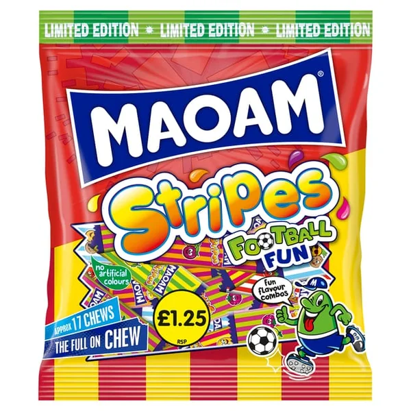 Maoam Limited Edition Football Fun Stripes 140g