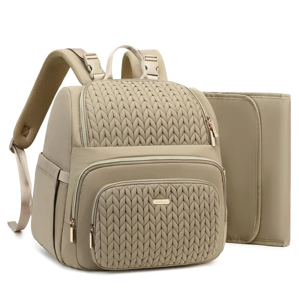 MAPLELILY Baby Diaper Bag Backpack with Changing Pad, Stroller Straps, Mom & Dad Search Registry Boys & Girls Shower Gift