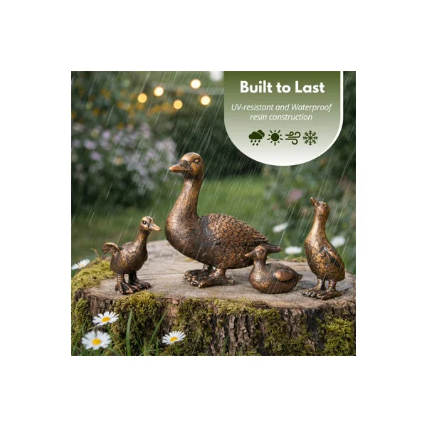 Marco Paul 4pc Duck Garden Ornament Family