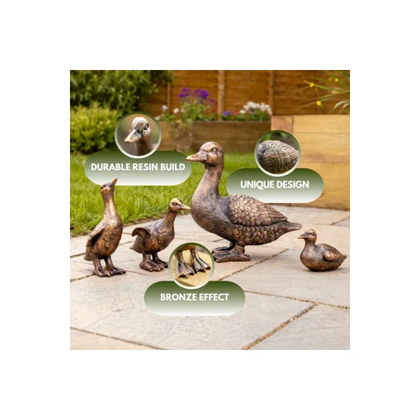 Marco Paul 4pc Duck Garden Ornament Family