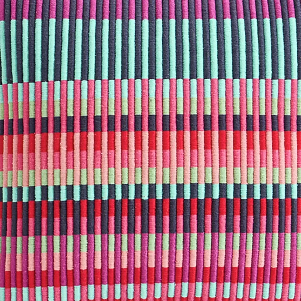 Margo Selby Buster Cushion - Red - 43x43cm