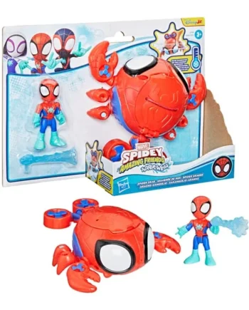 Marvel Spidey and his Amazing Friends Water-Webs Toy Submarine & Action Figure - Spider Crab
