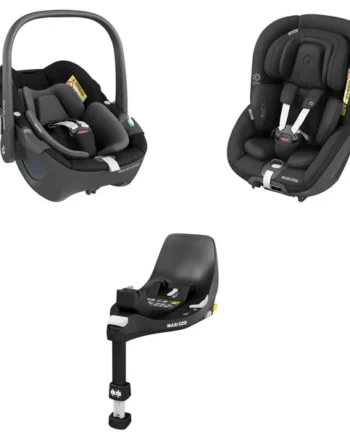 Maxi Cosi Pebble 360 Pro 2 Twillic Black, Pearl 360 Pro Authenthic Black & FamilyFix 360 Pro