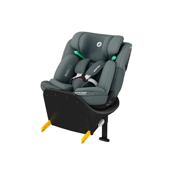 Maxi-Cosi Emerald S i-Size, 360 Swivel Car Seat, 0-12 Years 40-150cm, Multi-Age Baby Car Seat, Isofix 0-36 kg car seat, Rearfacing, 4 Recline Positions, G-Cell Side Impact Protection, Tonal Graphite