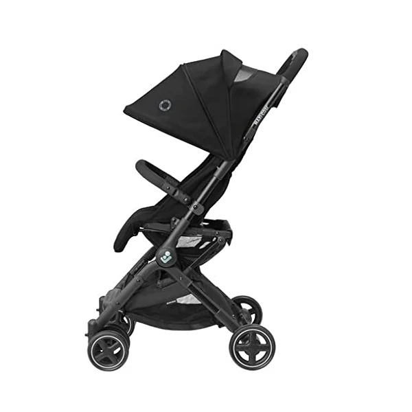 Maxi-Cosi Lara2, Lightweight Pushchair, 0-4 Years, 0-22 kg, Baby Stroller, Compact Stroller, 3 Reclinations, Total Reclination, Automatic Folding, Shoulder Strap, Essential Black