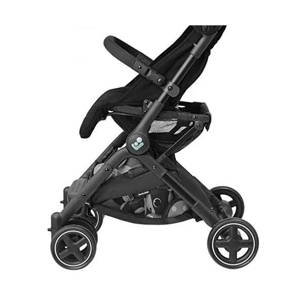 Maxi-Cosi Lara2, Lightweight Pushchair, 0-4 Years, 0-22 kg, Baby Stroller, Compact Stroller, 3 Reclinations, Total Reclination, Automatic Folding, Shoulder Strap, Essential Black