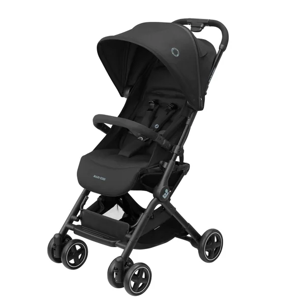 Maxi-Cosi Lara2, Lightweight Pushchair, 0-4 Years, 0-22 kg, Baby Stroller, Compact Stroller, 3 Reclinations, Total Reclination, Automatic Folding, Shoulder Strap, Essential Black