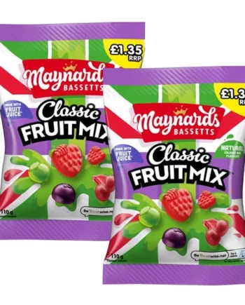 Maynards Bassetts Classic Fruit Mix Candy Sweets Sharing Bag 110g