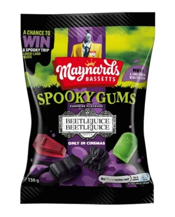 Maynards Bassetts Surprise Flavours Spooky Gums 130g - Beetlejuice Beetlejuice