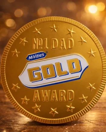 McVities Father's Day Gold Bar Tin 124g