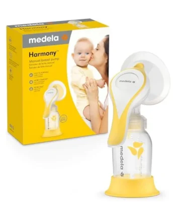Medela Harmony Manual Breast Pump, Compact Swiss Design with PersonaFit Flex Shields and Medela's 2-Phase Expression Technology