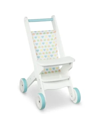 Melissa & Doug Mine to Love Wooden Play Stroller