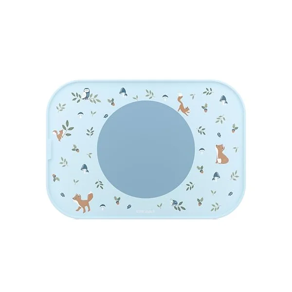 Mepal Placemat Mio, Non-slip Circle keeps Items in place, Easy to clean, Non-slip Circle can be removed, Sturdy, can also be used as a Tray, Dishwasher Safe, Forest Friends