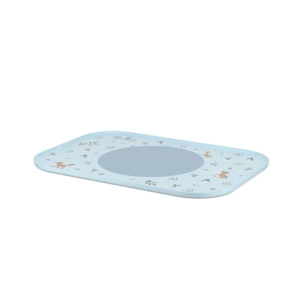 Mepal Placemat Mio, Non-slip Circle keeps Items in place, Easy to clean, Non-slip Circle can be removed, Sturdy, can also be used as a Tray, Dishwasher Safe, Forest Friends