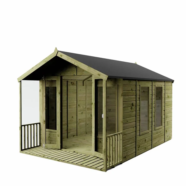 Mercia Wooden 12 x 8ft Premium Wessex Summerhouse