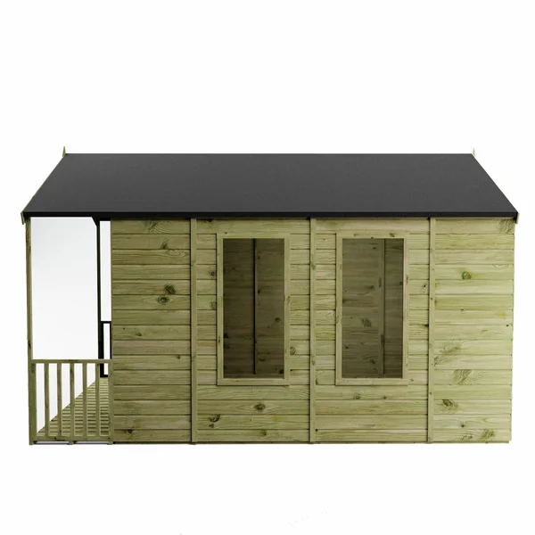 Mercia Wooden 12 x 8ft Premium Wessex Summerhouse