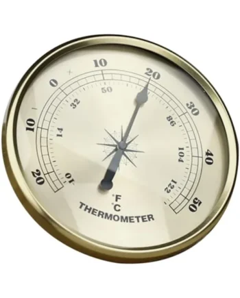Metal Lightweight and Compact Temperature Gauge with Fahrenheit Display Suitable for Laboratory and Baby Room Use Indoor and Outdoor Measurement Tool
