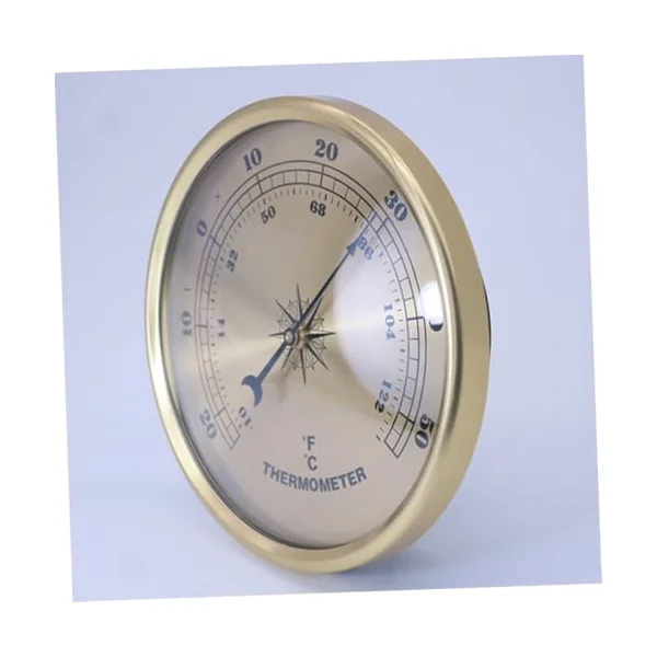 Metal Lightweight and Compact Temperature Gauge with Fahrenheit Display Suitable for Laboratory and Baby Room Use Indoor and Outdoor Measurement Tool