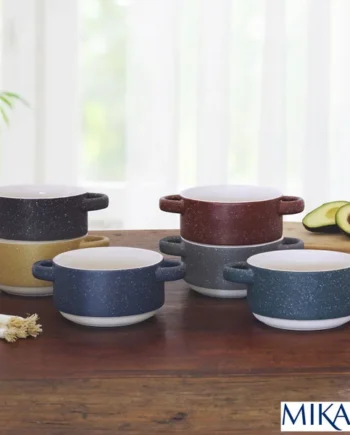 Mikasa Avignon Stoneware Soup Bowls, 6 Pack