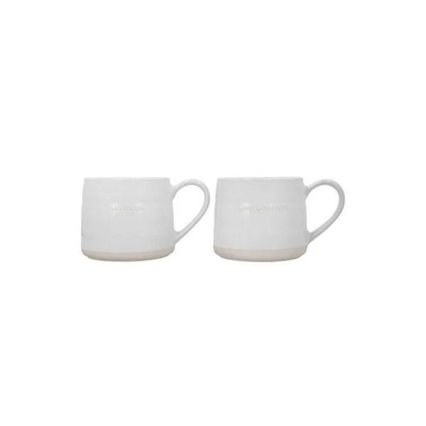 Mikasa Farmhouse Love Set of 2 380ml Mugs
