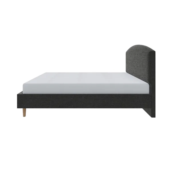 Millbrook Archer Double Fabric Bed Frame - Charcoal