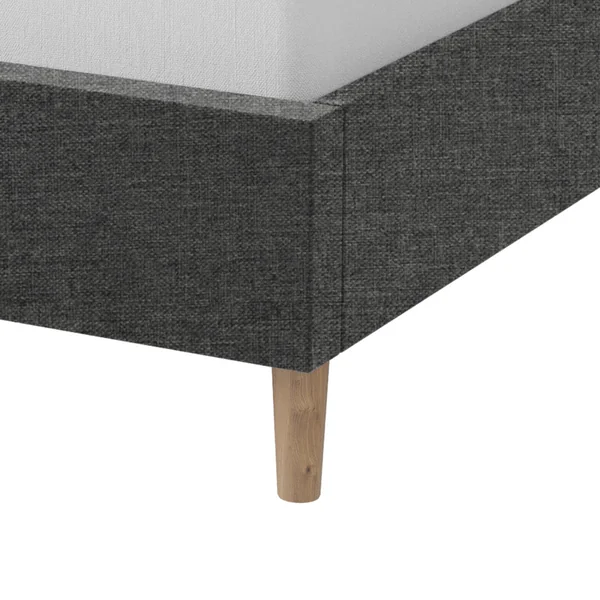 Millbrook Archer Double Fabric Bed Frame - Charcoal