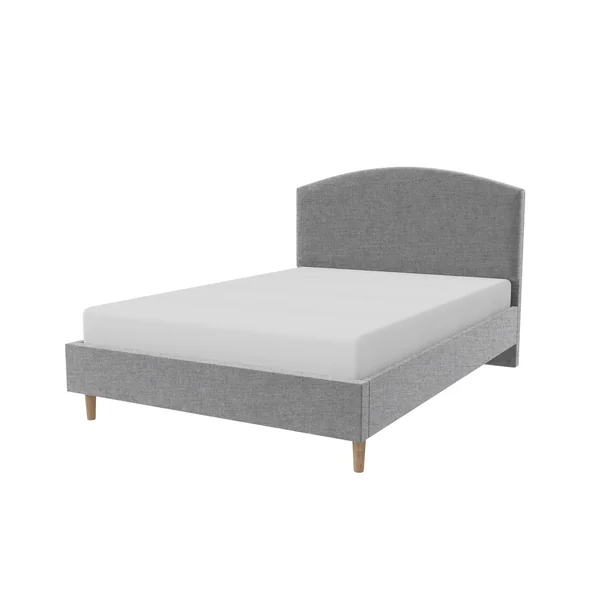 Millbrook Archer Double Fabric Bed Frame - Grey