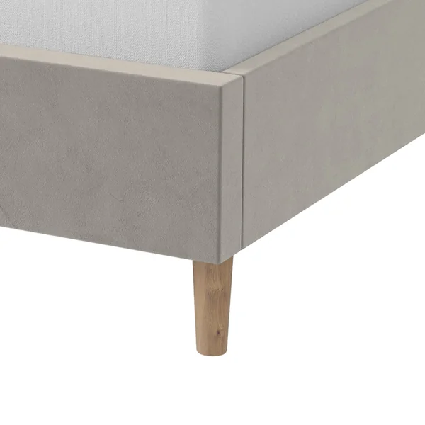 Millbrook Archer Double Fabric Bed Frame-Natural