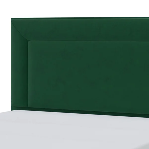 Millbrook Border Double Fabric Bed Frame - Green