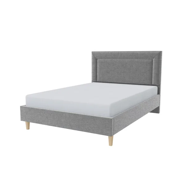 Millbrook Border Double Fabric Bed Frame - Grey