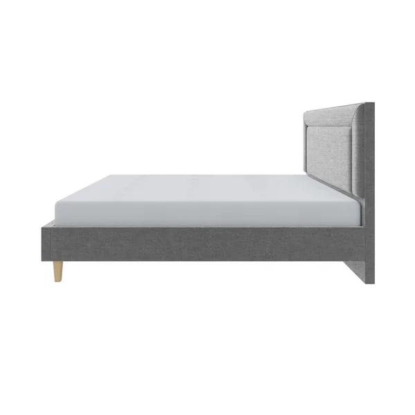 Millbrook Border Double Fabric Bed Frame - Grey