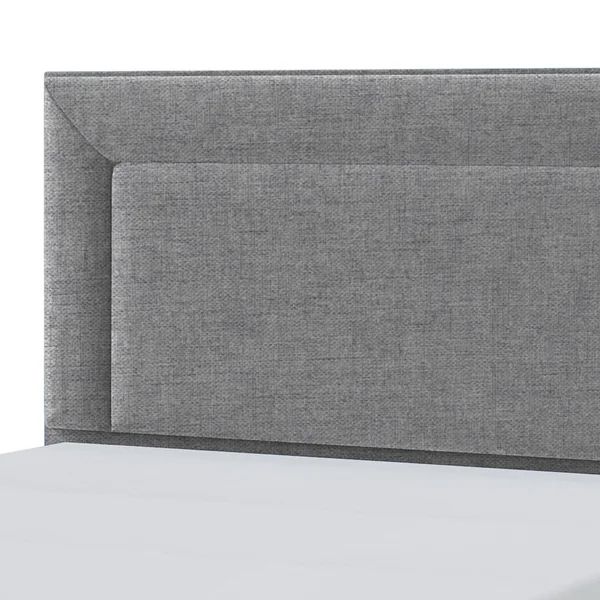 Millbrook Border Double Fabric Bed Frame - Grey