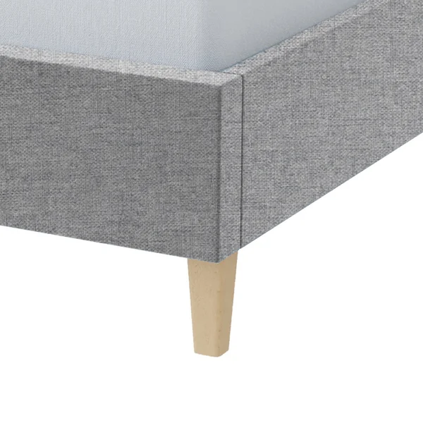 Millbrook Border Double Fabric Bed Frame - Grey