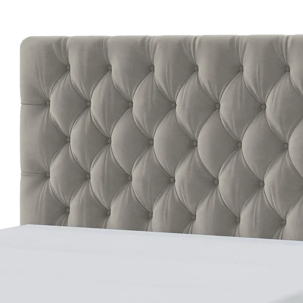 Millbrook Chester Double Velvet Bed Frame - Natural