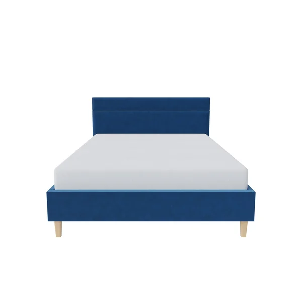 Millbrook Miller Double Fabric Bed Frame - Blue