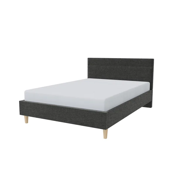Millbrook Miller Double Fabric Bed Frame - Charcoal