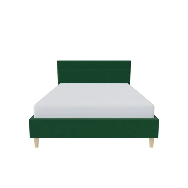 Millbrook Miller Double Fabric Bed Frame - Green