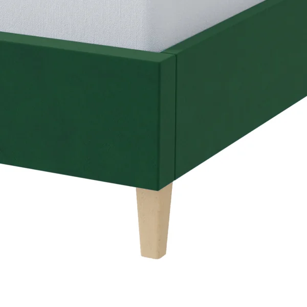Millbrook Miller Double Fabric Bed Frame - Green