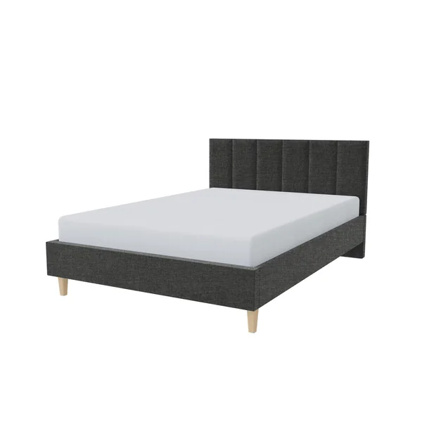 Millbrook Piper Double Fabric Bed Frame - Charcoal