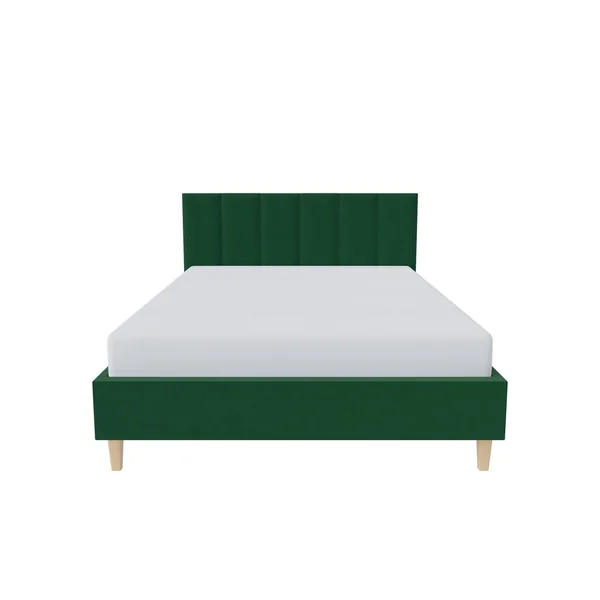 Millbrook Piper Double Fabric Bed Frame - Green
