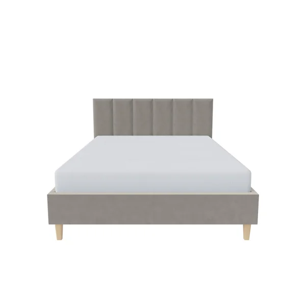 Millbrook Piper Double Fabric Bed Frame-Natural