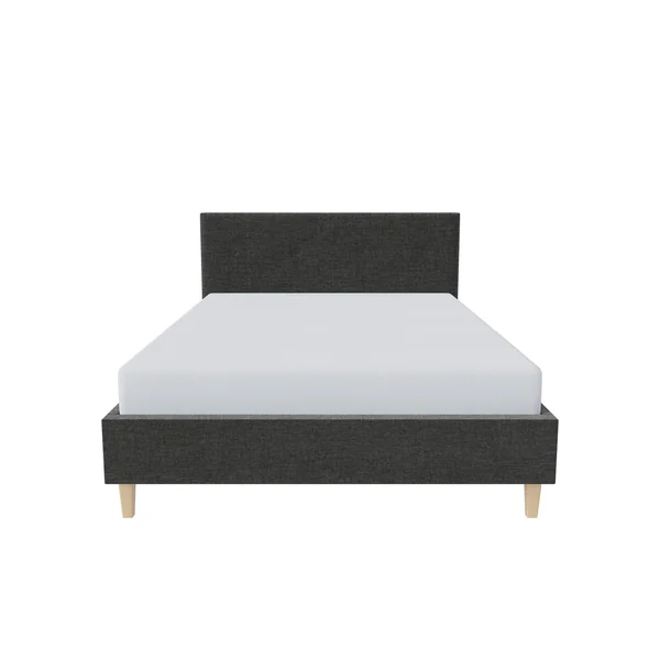 Millbrook Taylor Double Fabric Bed Frame - Charcoal