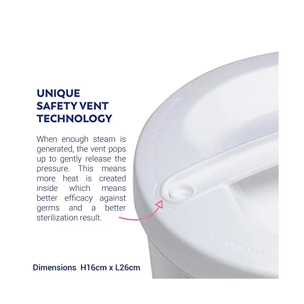 Milton Combi Microwave Or Cold Water Steriliser, Kills 99.9% of Germs