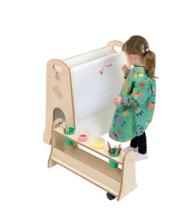 Mini Easel with Storage Trolley