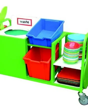 Mini Waste Trolley With Pull Out Shelf