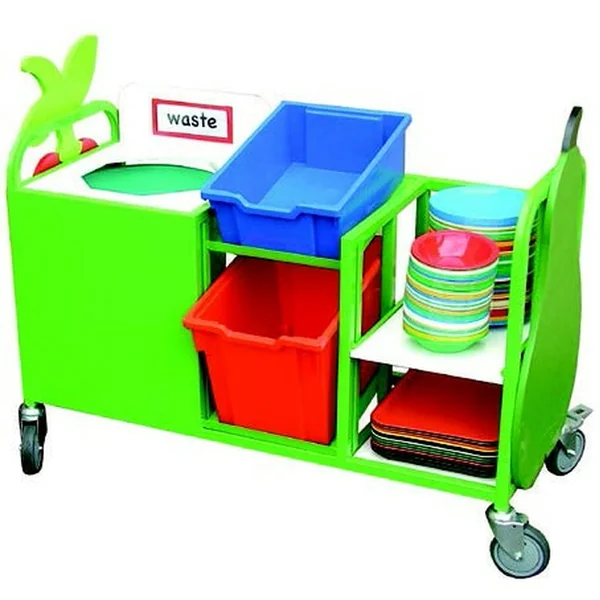 Mini Waste Trolley With Pull Out Shelf