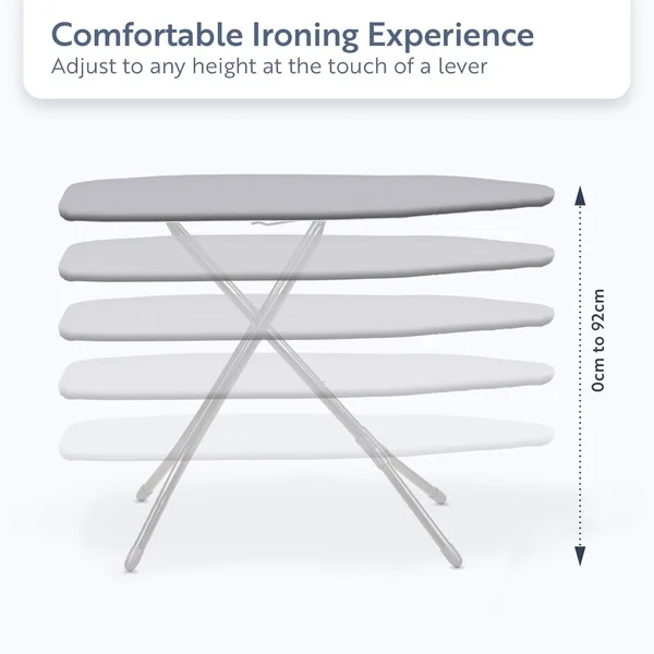 Minky 110 x 35cm Neptune Ironing Board - Blue