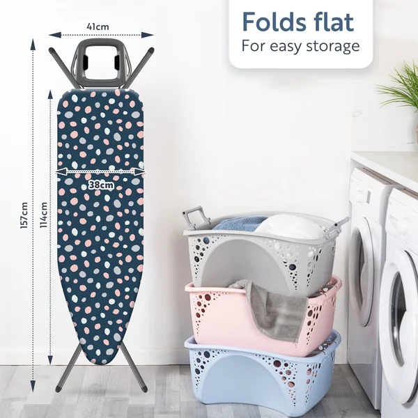 Minky 114 x 38cm Saturn Ironing Board - Navy